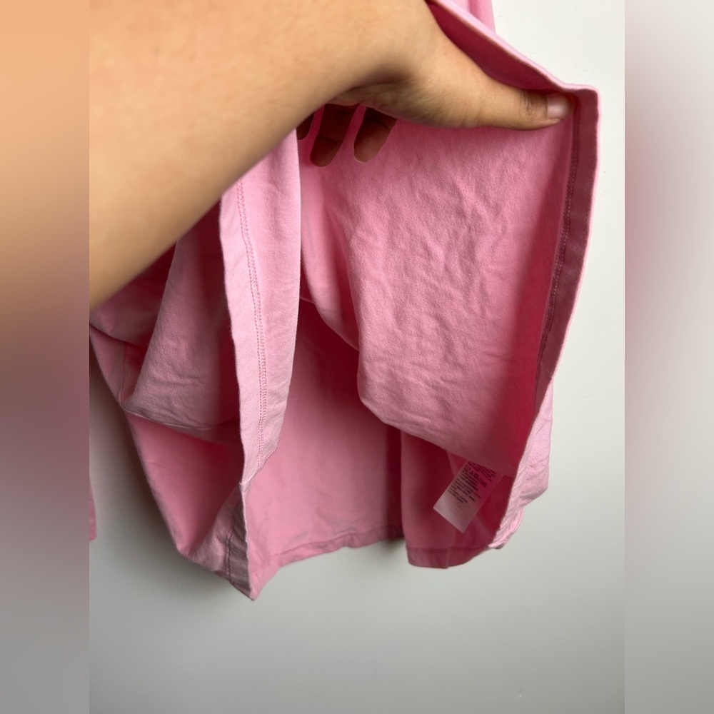 Belle Kim Gravel Top Blouse 2X Egyptian Pima Cotton Pink Lightweight Comfortable - Picture 7 of 11